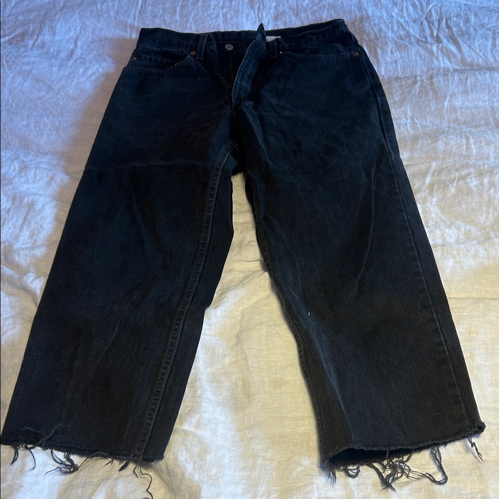 Levi's 550 Black Denim Jeans